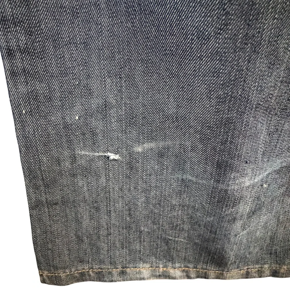 True Religion Zach Straight Leg Jeans Mens 42‎ Blue Y2K Streetwear Grunge Baggy